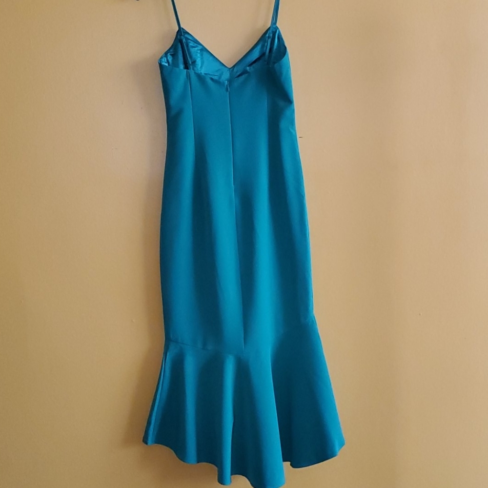 Bardot High Low Ruffle Midi Dress - Picture 7 of 8